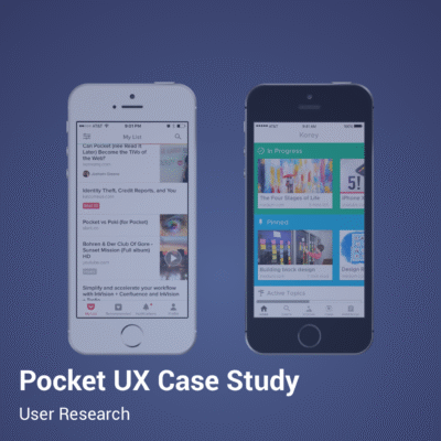 Pocket UX Case Study