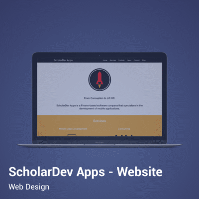 ScholarDev Apps – Website Design